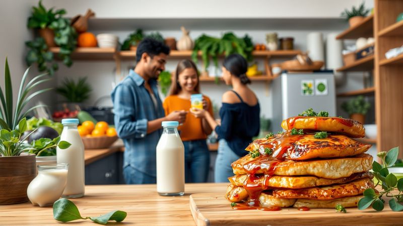 Cocina cálida colabora en alimentos saludables
