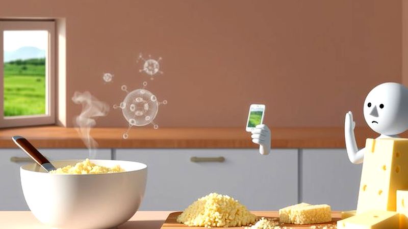 Una cocina tranquila revela serenidad bacteriológica