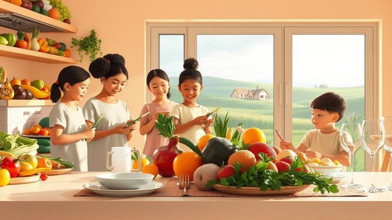 Una cocina alegre ofrece bienestar visual