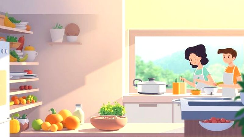 Una cocina serena y abundante emerge