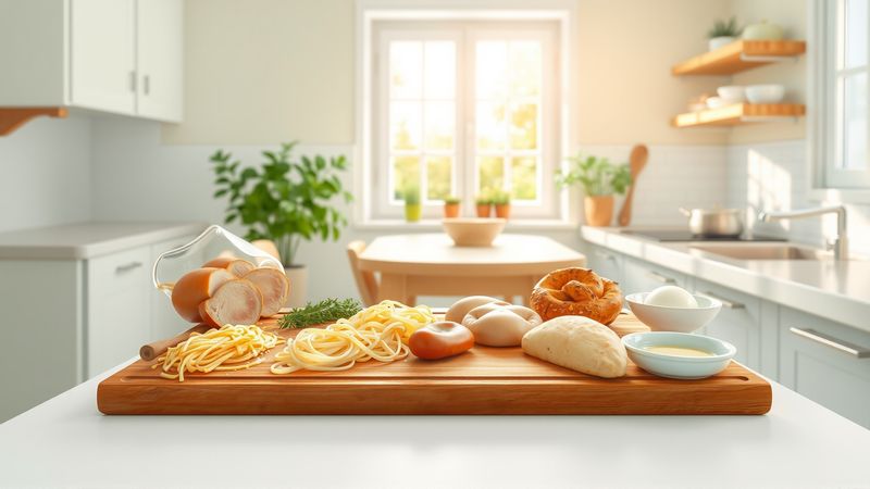Una cocina acogedora crea comida juntos