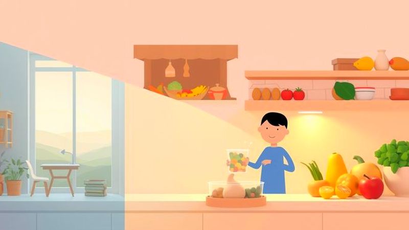Una cocina tranquila transmite bienestar y calma