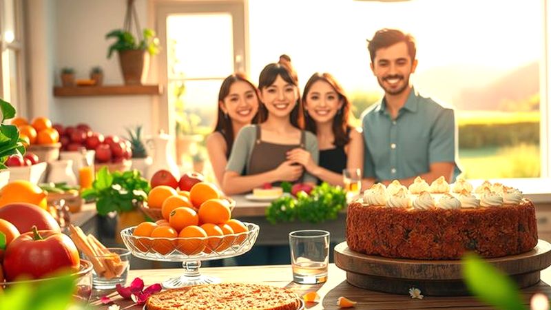 Una cocina luminosa y abundante irradia alegría