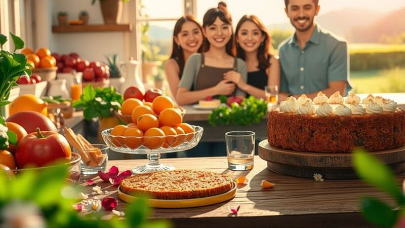 Una cocina luminosa y abundante irradia alegría