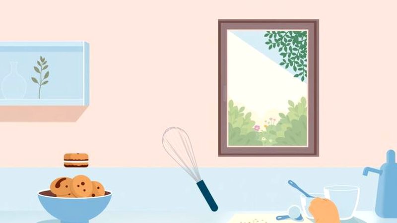 Una cocina tranquila transmite cuidado y simplicidad