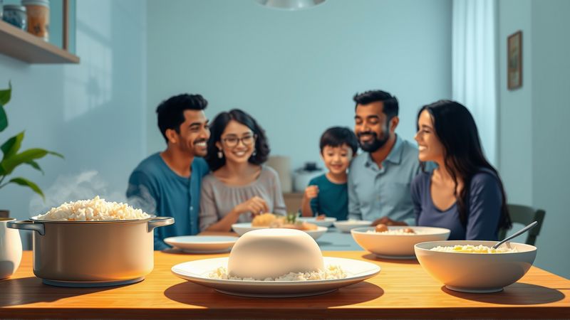 Una familia disfruta de un ambiente hogareño sereno