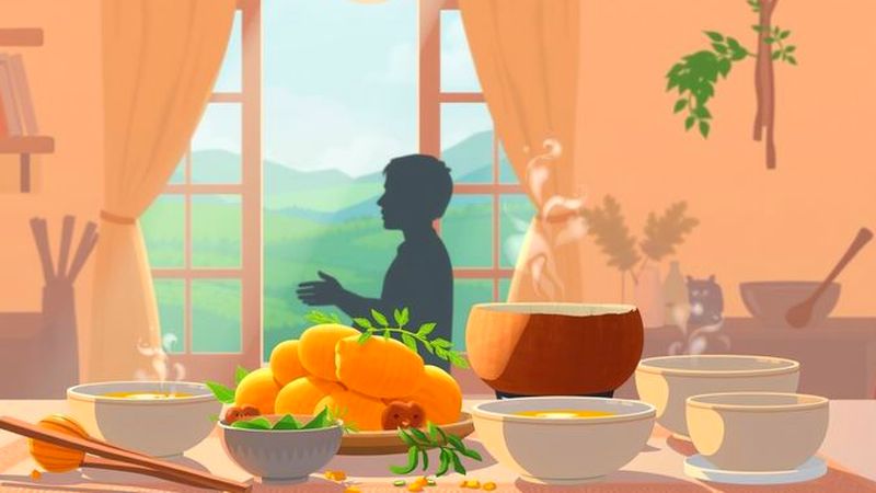 Cocina tailandesa tranquila