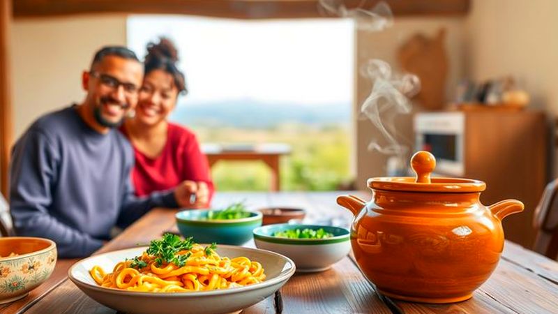 Una cena tranquila y serena se disfruta