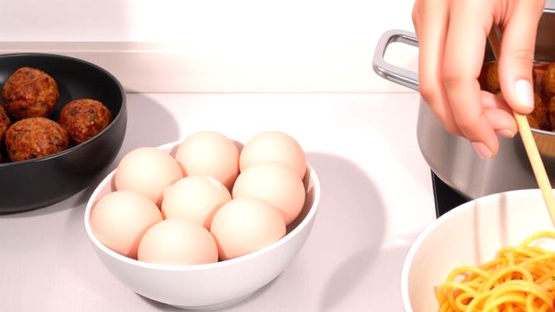 Una cocina cálida exhibe alimentos exquisitos