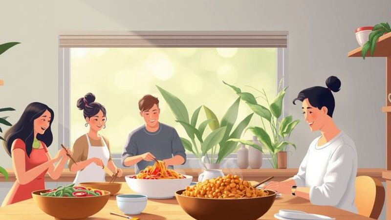 Cocineros diversos crean armonía culinaria