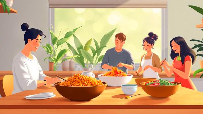 Cocineros diversos crean armonía culinaria