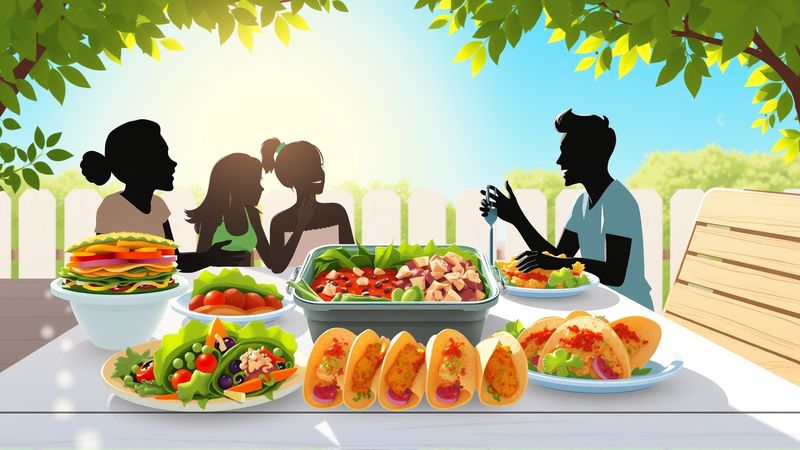 Un picnic soleado celebra la abundancia compartida