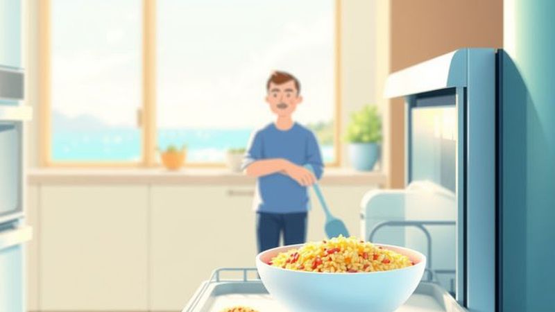 Cocina moderna y cálida