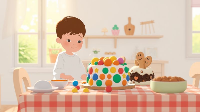 Una cocina cálida evoca felicidad familiar