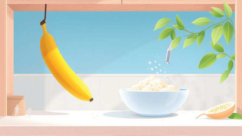 Una cocina suave y optimista