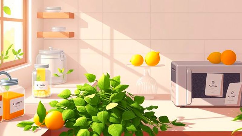 Cocina iluminada