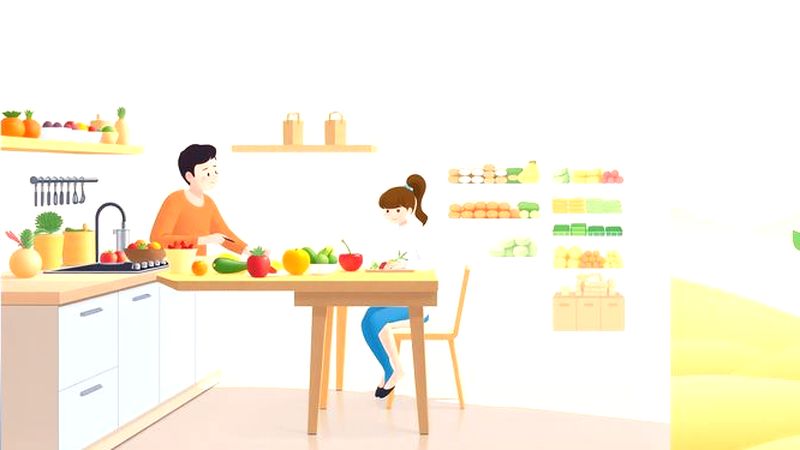 Una cocina familiar inspira vida saludable