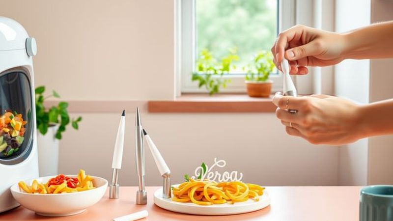 Cocina luminosa y creativa con detalles delicados