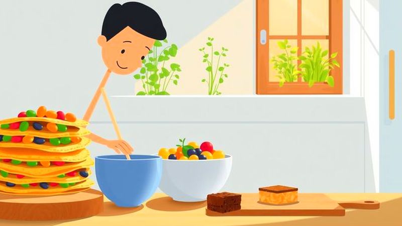 Cocina cálida y tranquila