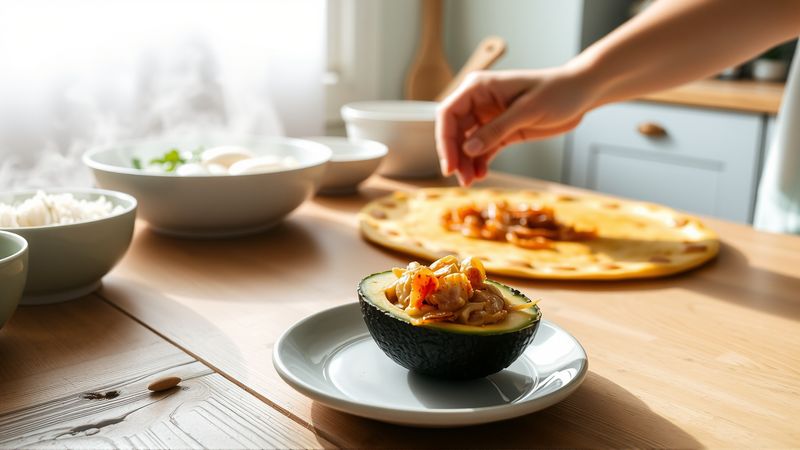 Cocina cálida y apetitosa