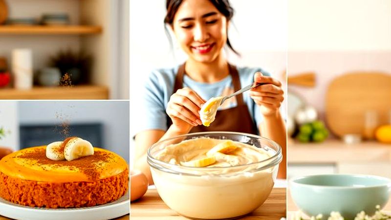 Una mujer crea un pastel delicado