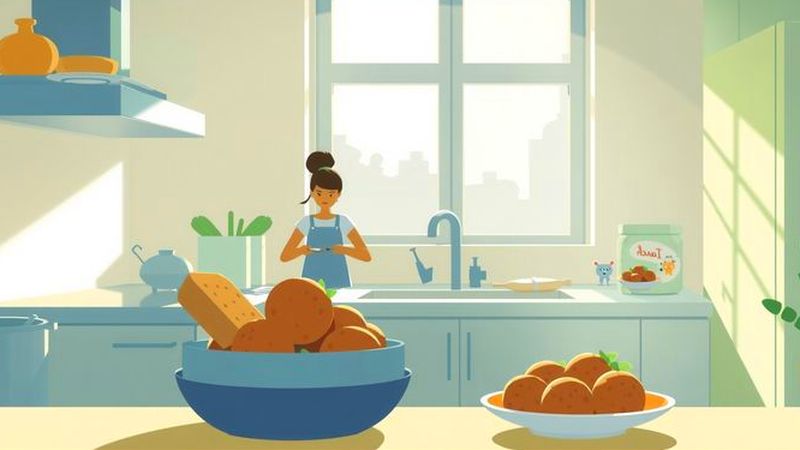 Una cocina acogedora celebra abundancia y calma
