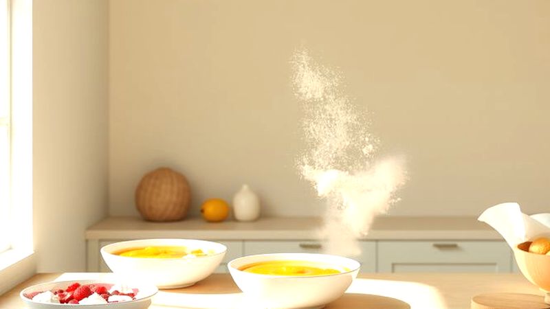 Cocina iluminada crea una experiencia nutritiva