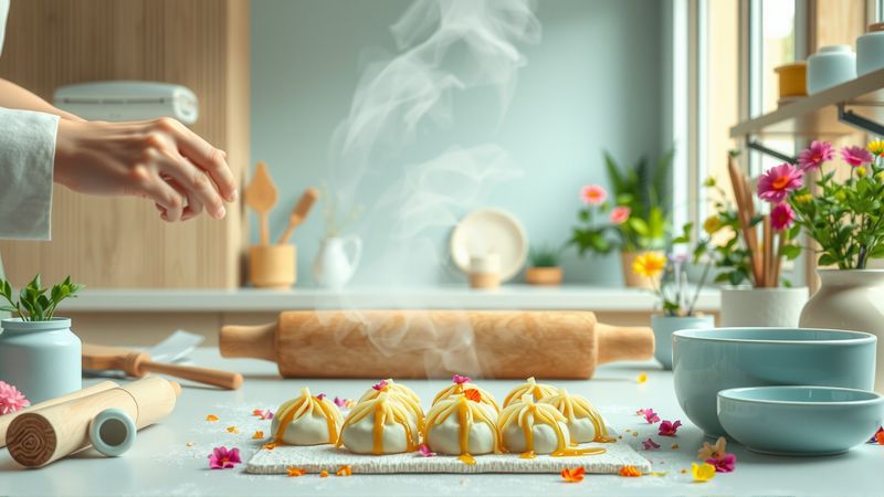 Un taller de repostería armonioso y delicado